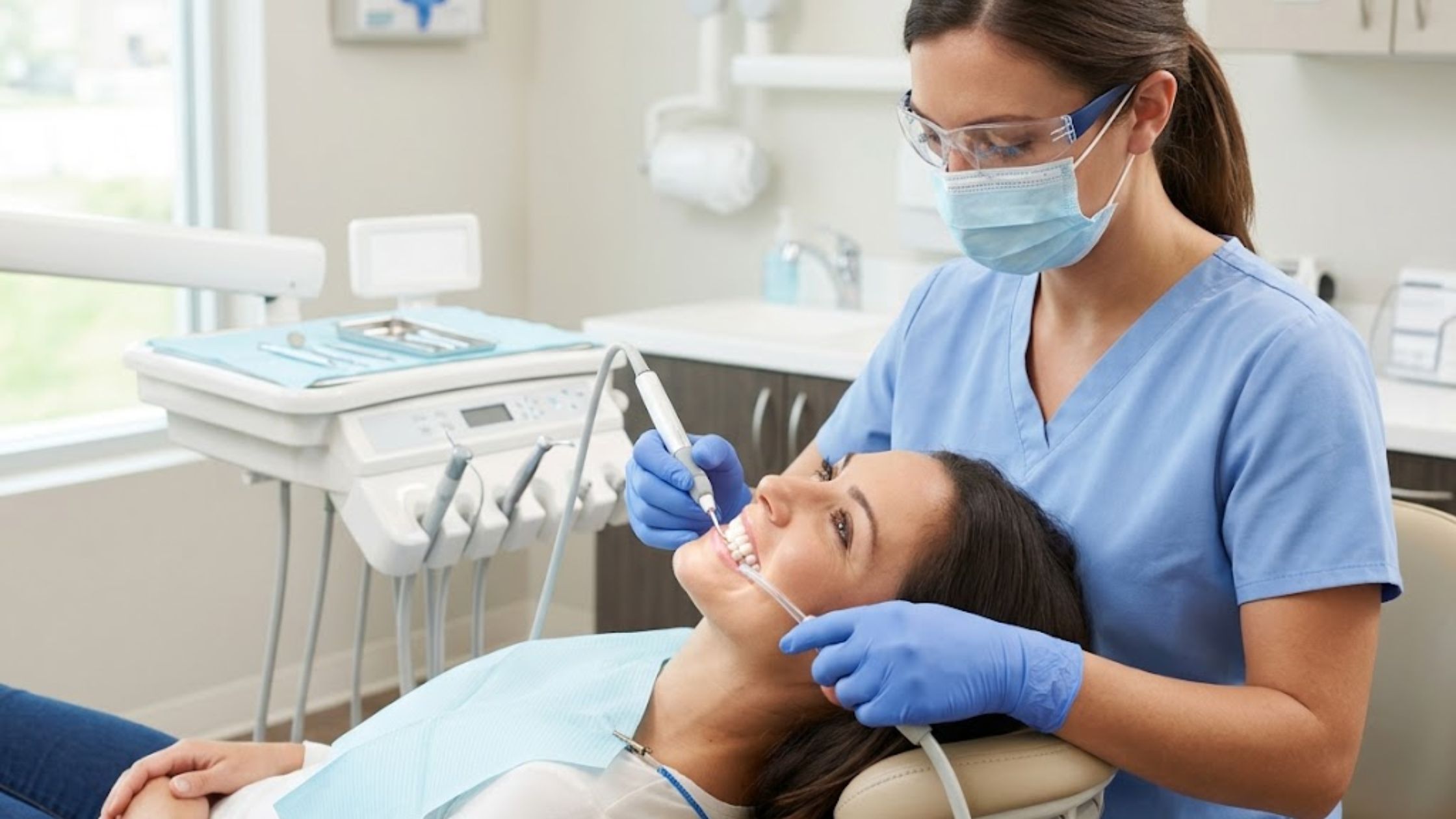 How Dental Hygienists Safely Clean Porcelain Veneers in Kearny