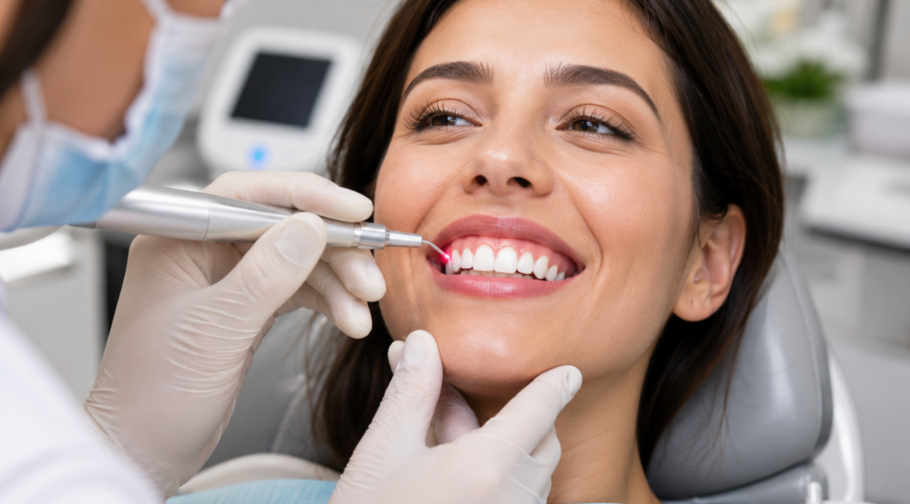 Gummy Smile? How Laser Dentistry in Kearny Reshapes Your Gumline in One Visit with Advanced Laser Gum Reshaping